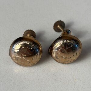 Simbo cold filled screwback earrings clip on style